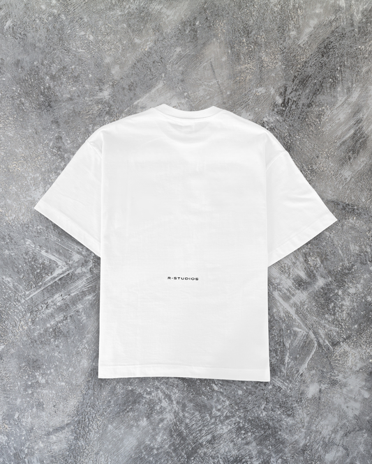 White 'DOVE' Oversized Tee