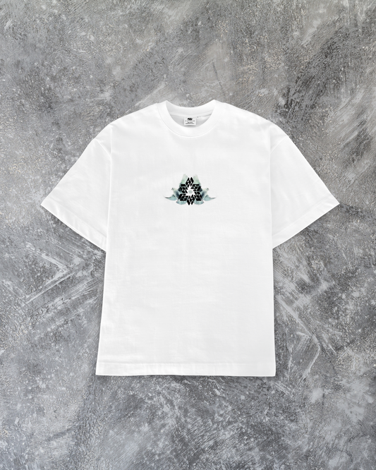 White 'DOVE' Oversized Tee